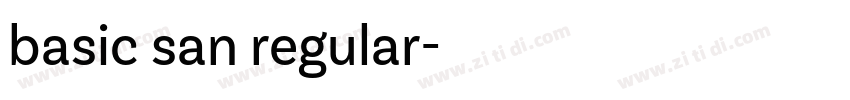 basic san regular字体转换 basic san regular字体转换